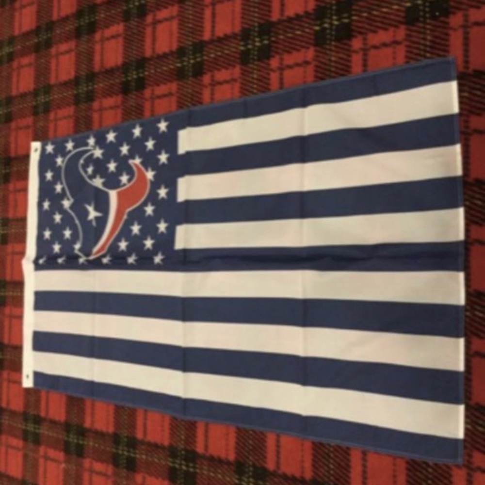 Brand new Houston Texans banner flag
